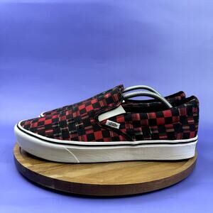 MENS VANS COMFY CUSH PLAID CHECKERBOARD SLIP ON SIZE 11.5